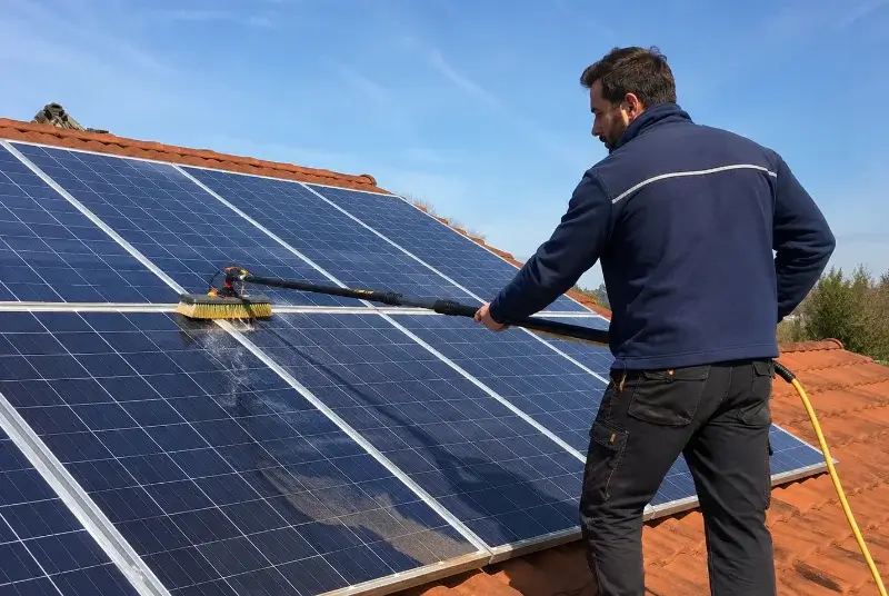 Nettoyage et entretien de panneaux solaires à Soumont