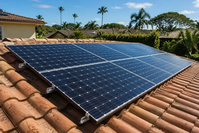 Installation de panneaux solaires à Soumont